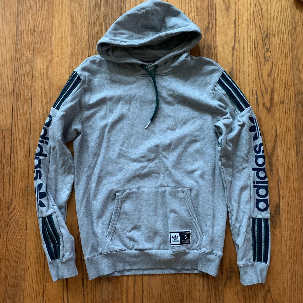 Heather grey Adidas Skateboard Quarzo Hoodie